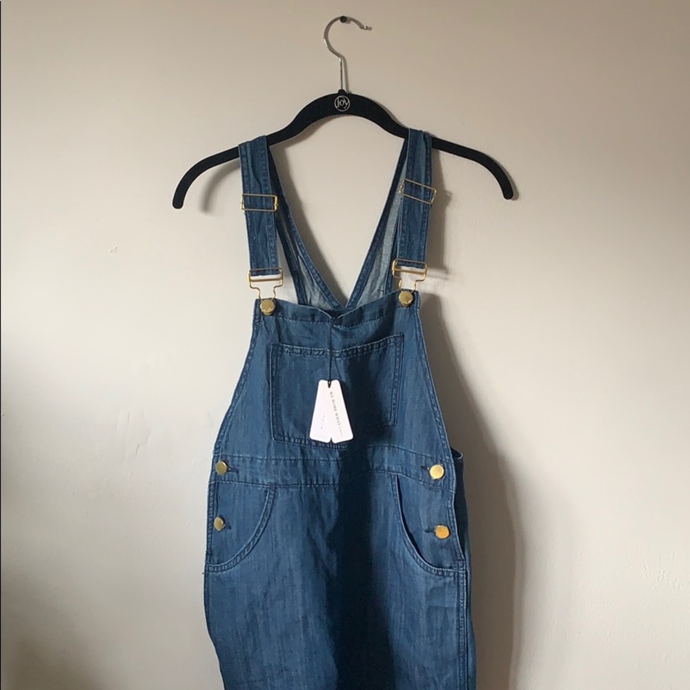 Linen overalls